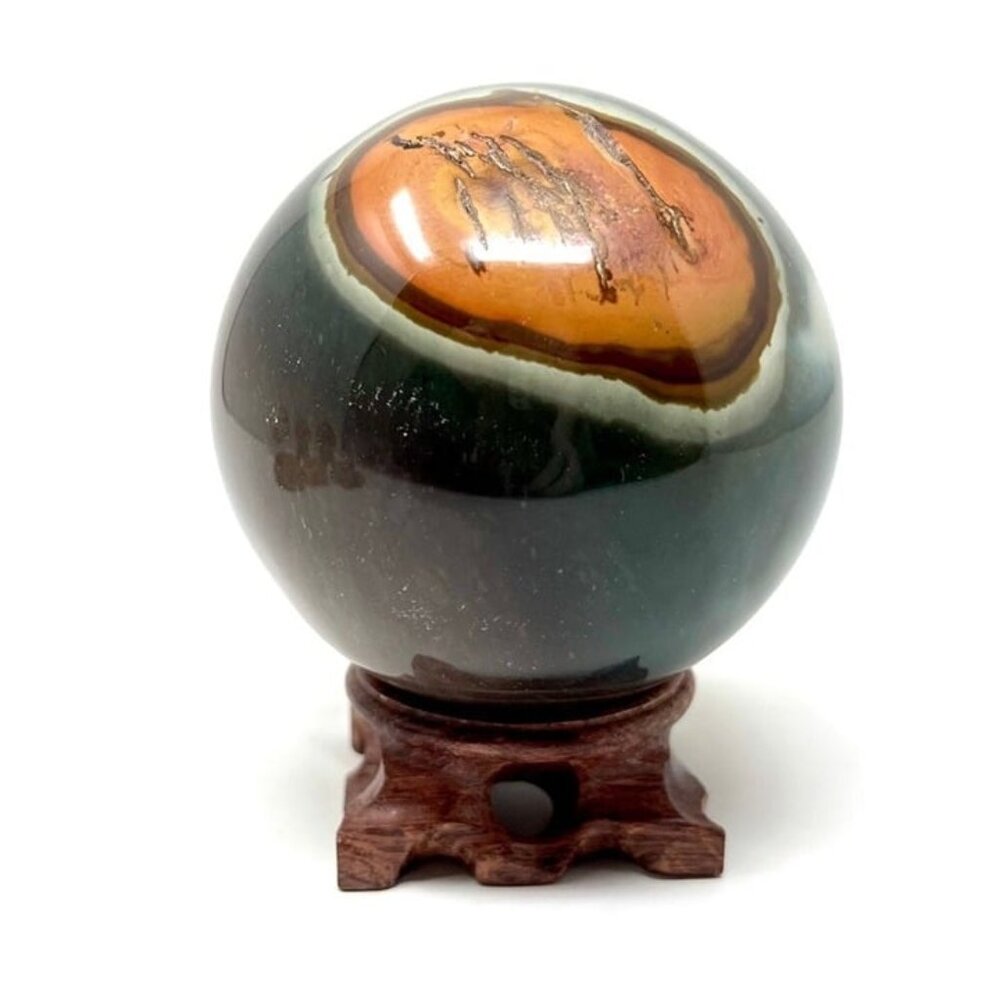 Polychrome Jasper HUGE Sphere Circle Crystal Sphere 2LBS+